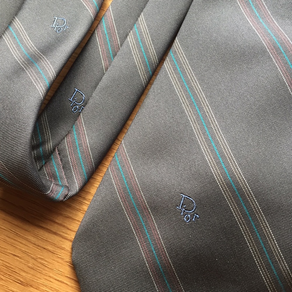 Christian Dior Tie- Fabric Woven in Italy